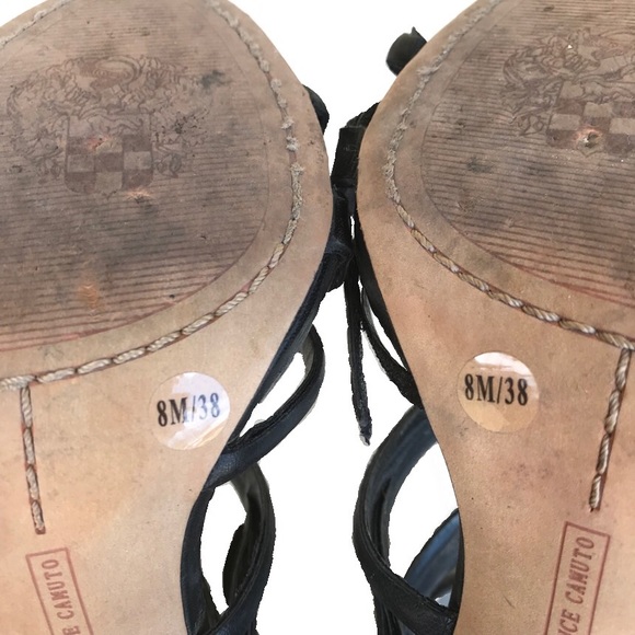 Vince Camuto black heels strap decoration 8/38 - Picture 6 of 8